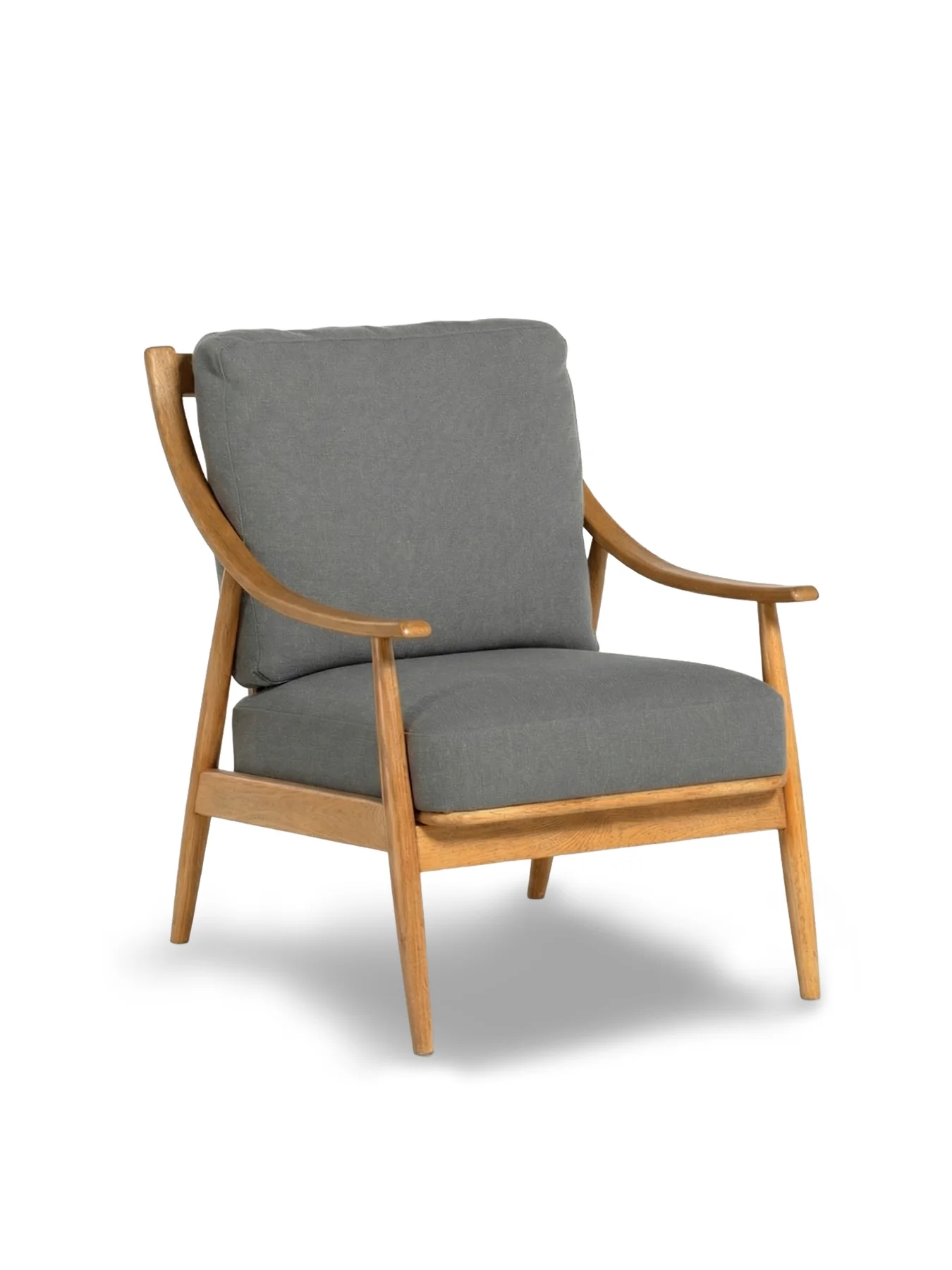 Runa Upholstered Armchair Grey