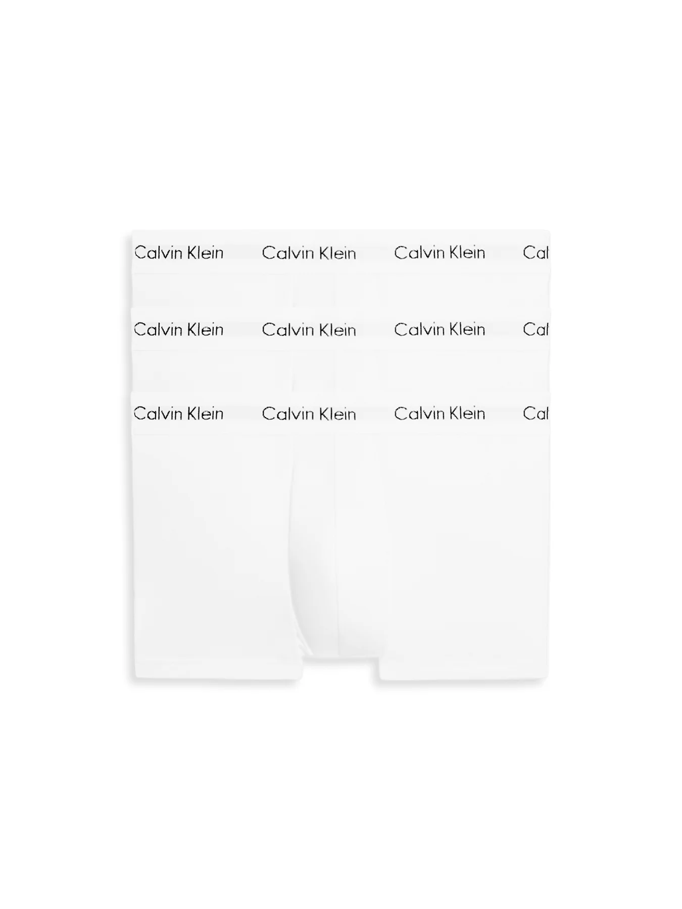 Low Rise 3 Pack Cotton Stretch Trunks White