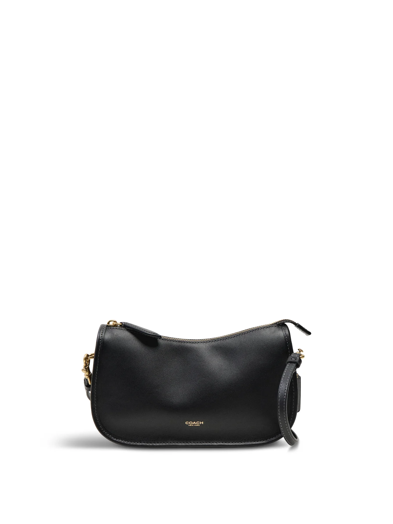Natural Grain Leather Waverly Bag Black