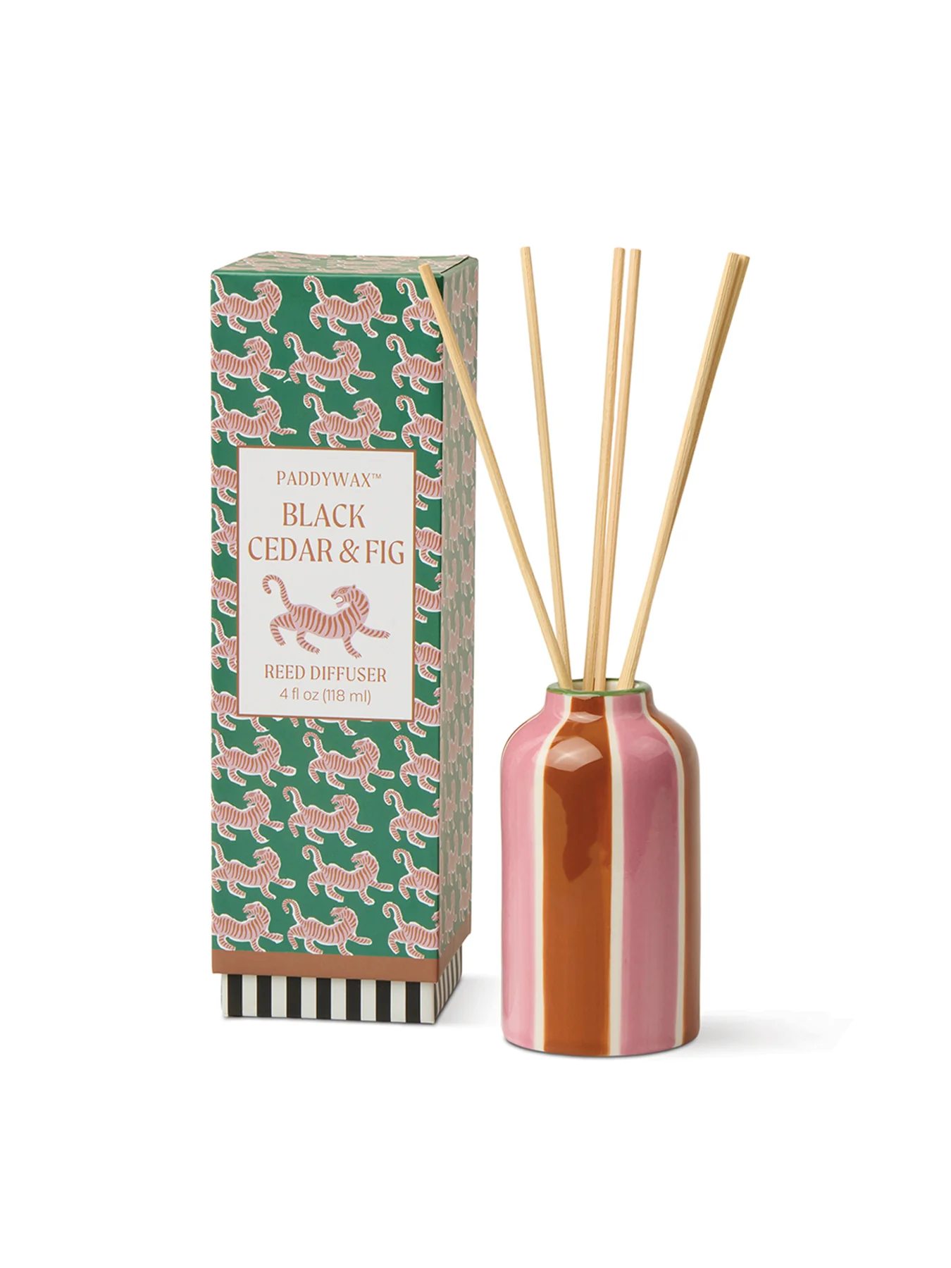 Tiger Ceramic Diffuser Black Cedar & Fig 118ml - Image 2