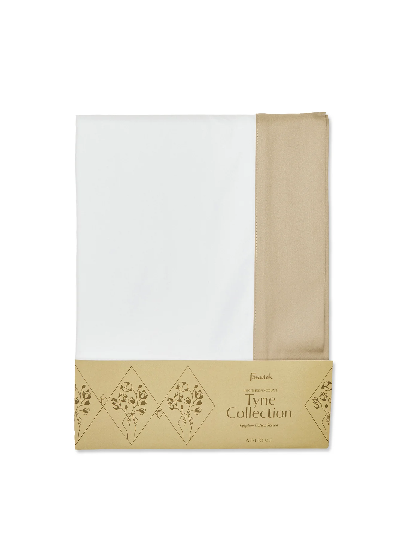 Tyne Duvet Cover Superking White