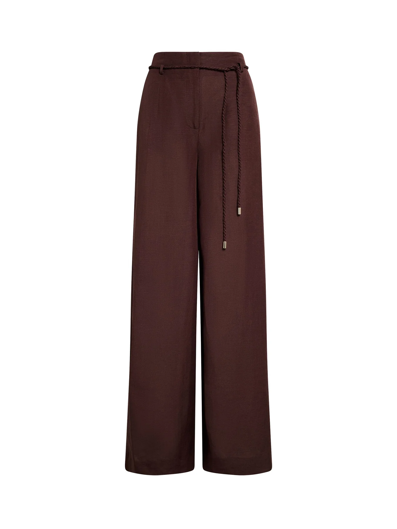 Myla Wide Leg Trousers Brown