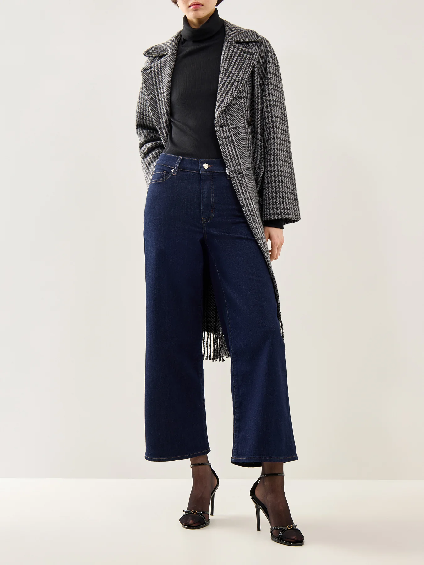 Le Slim Palazzo Crop Rinse - Image 2