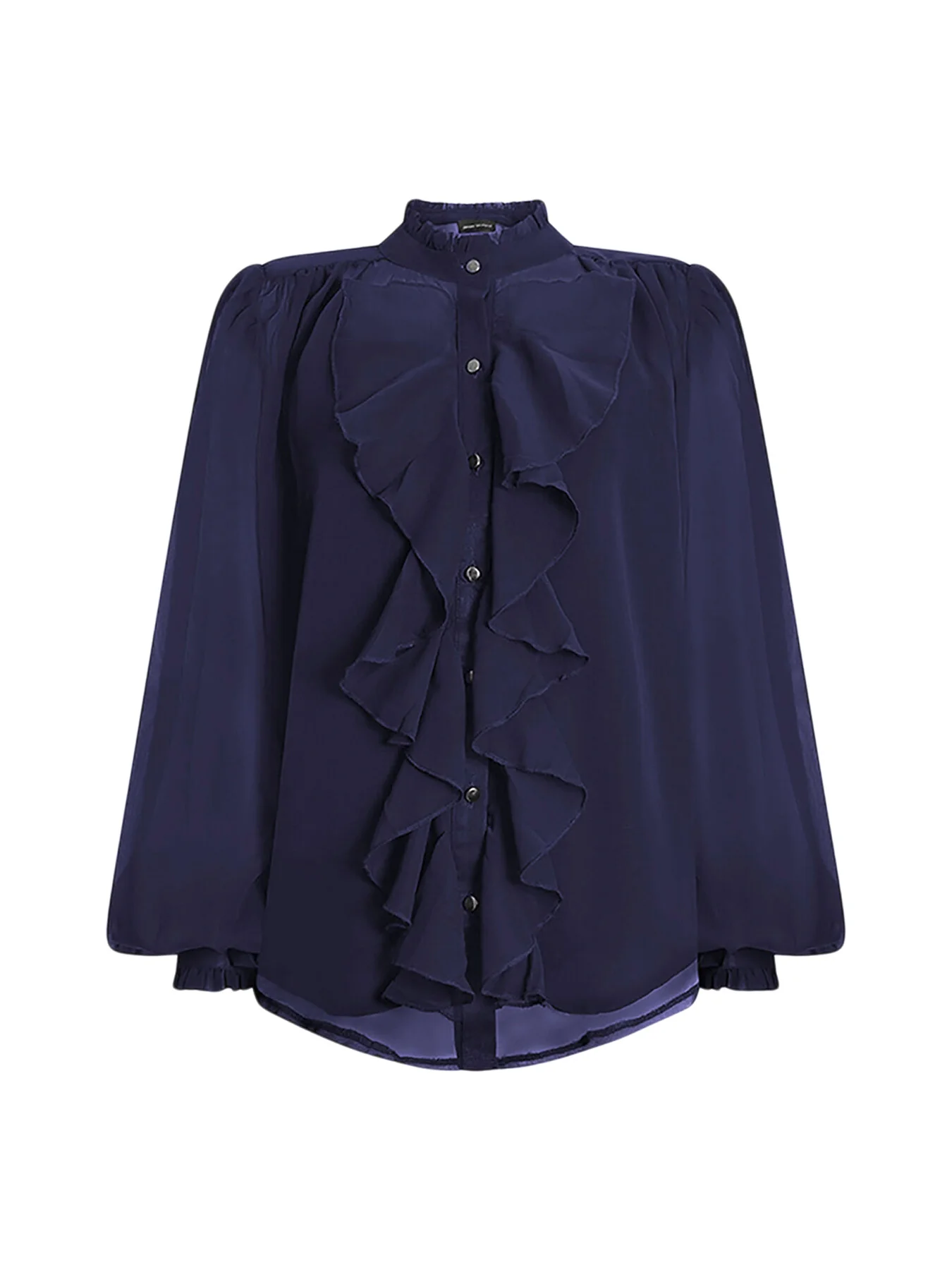 Ruffle Shift Shirt