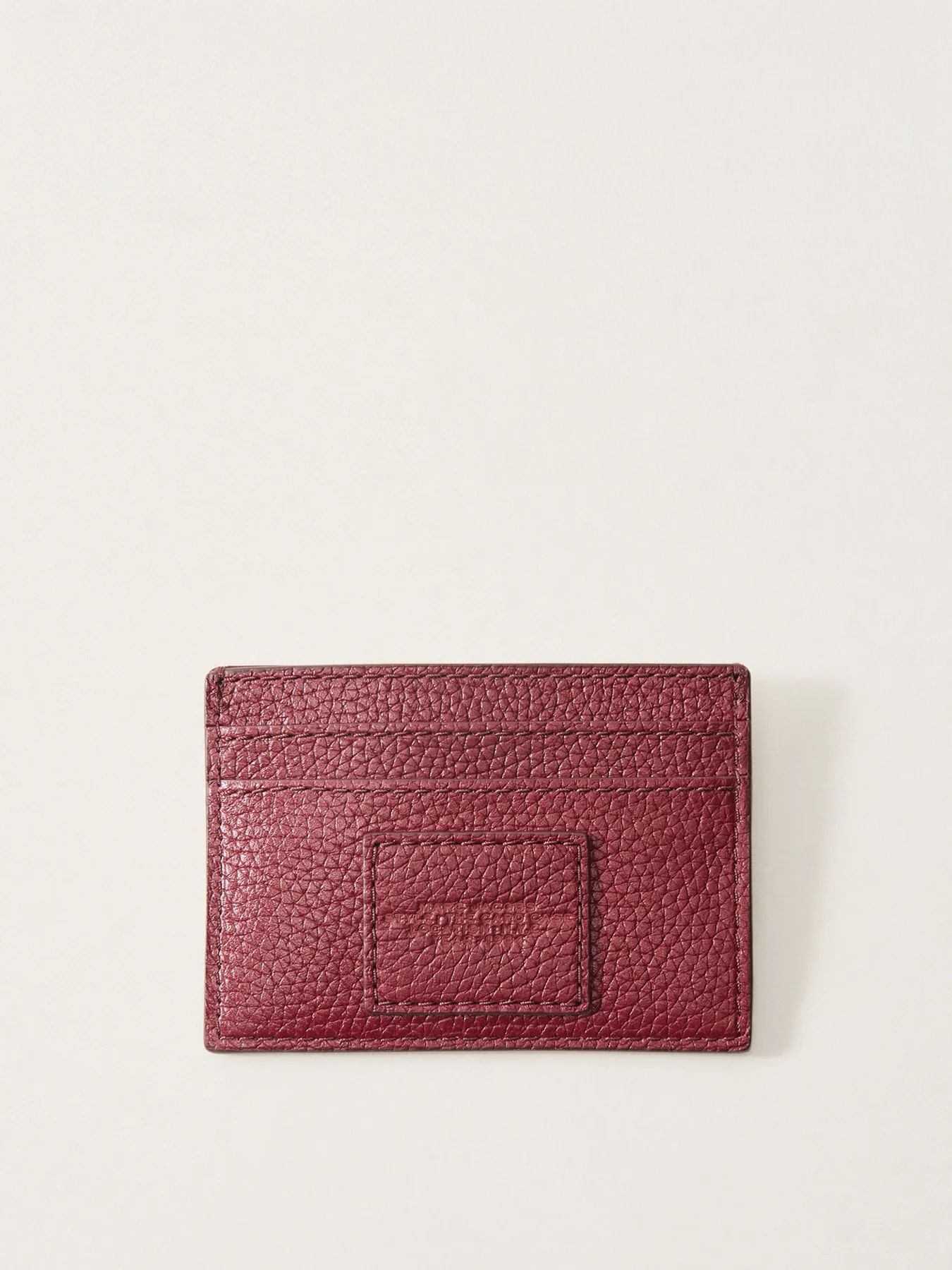 Card Case Leather Cherry - Image 2