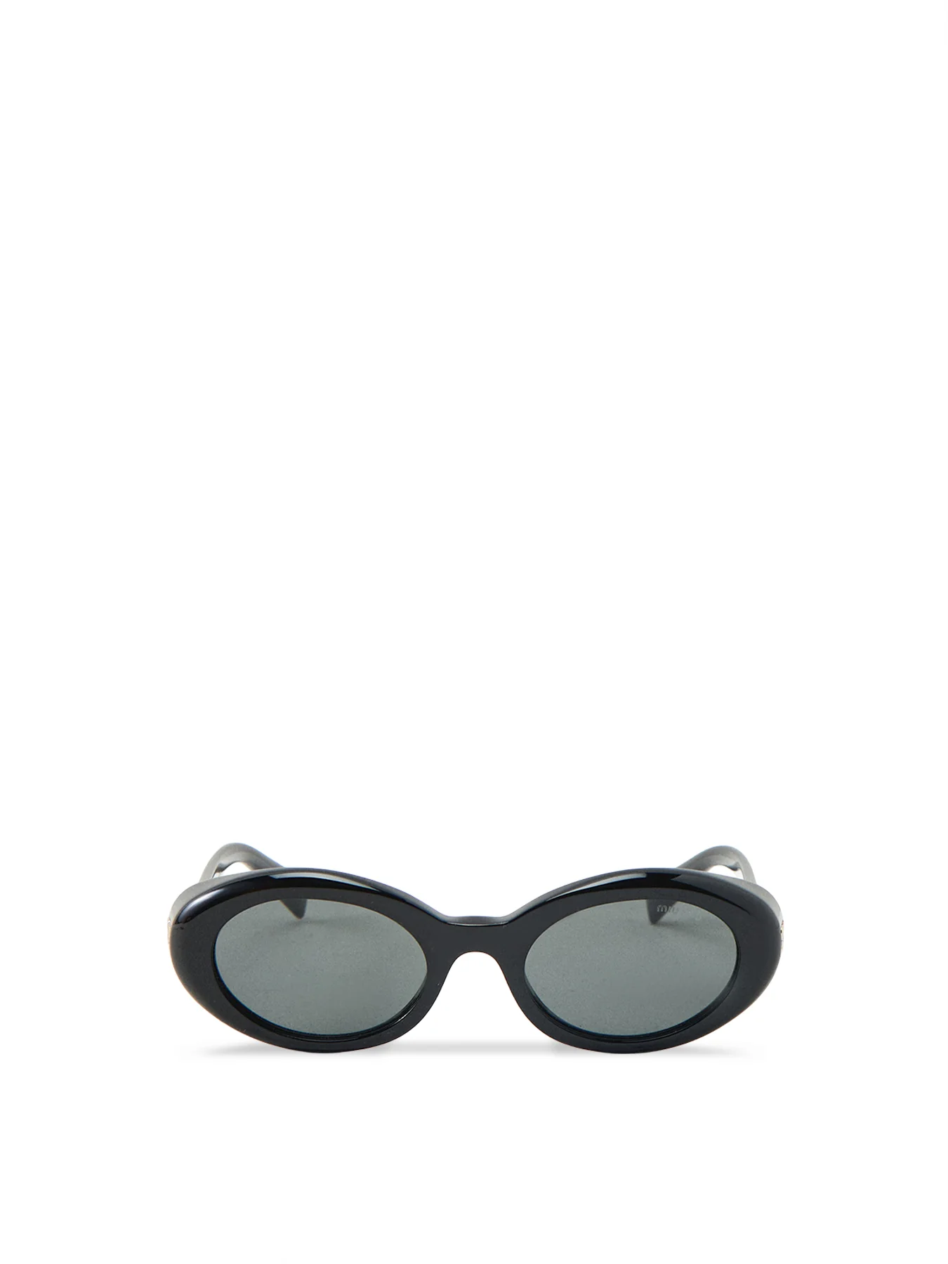 Oval Sunglasses Black