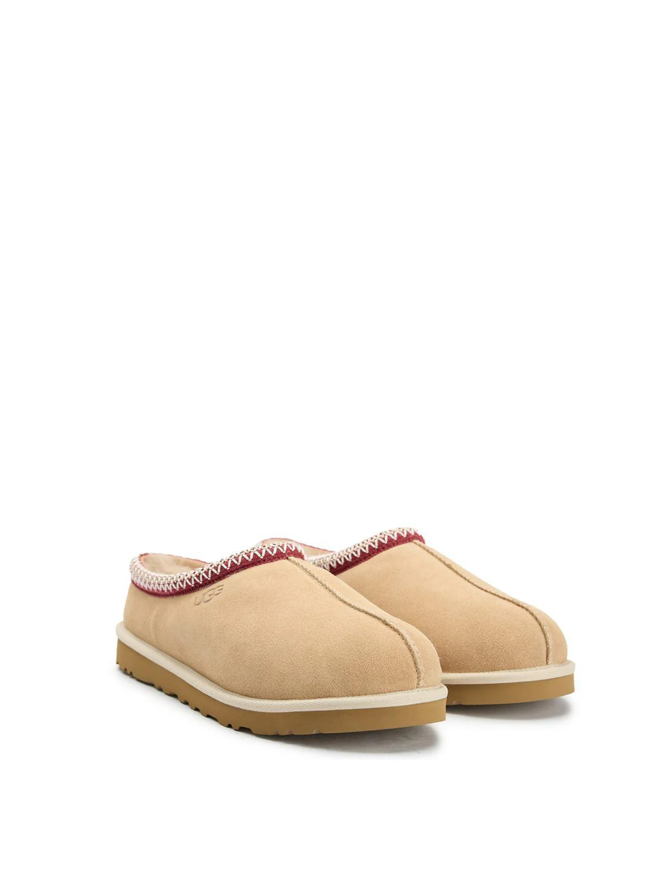 Mens Tasman Suede Slippers Chestnut - Image 2