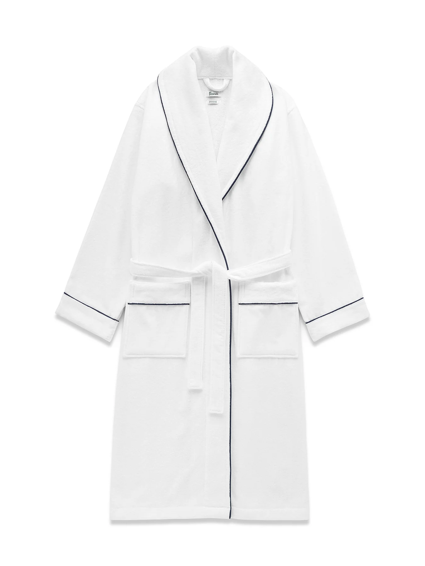 Claygate Bath Robe White/Navy