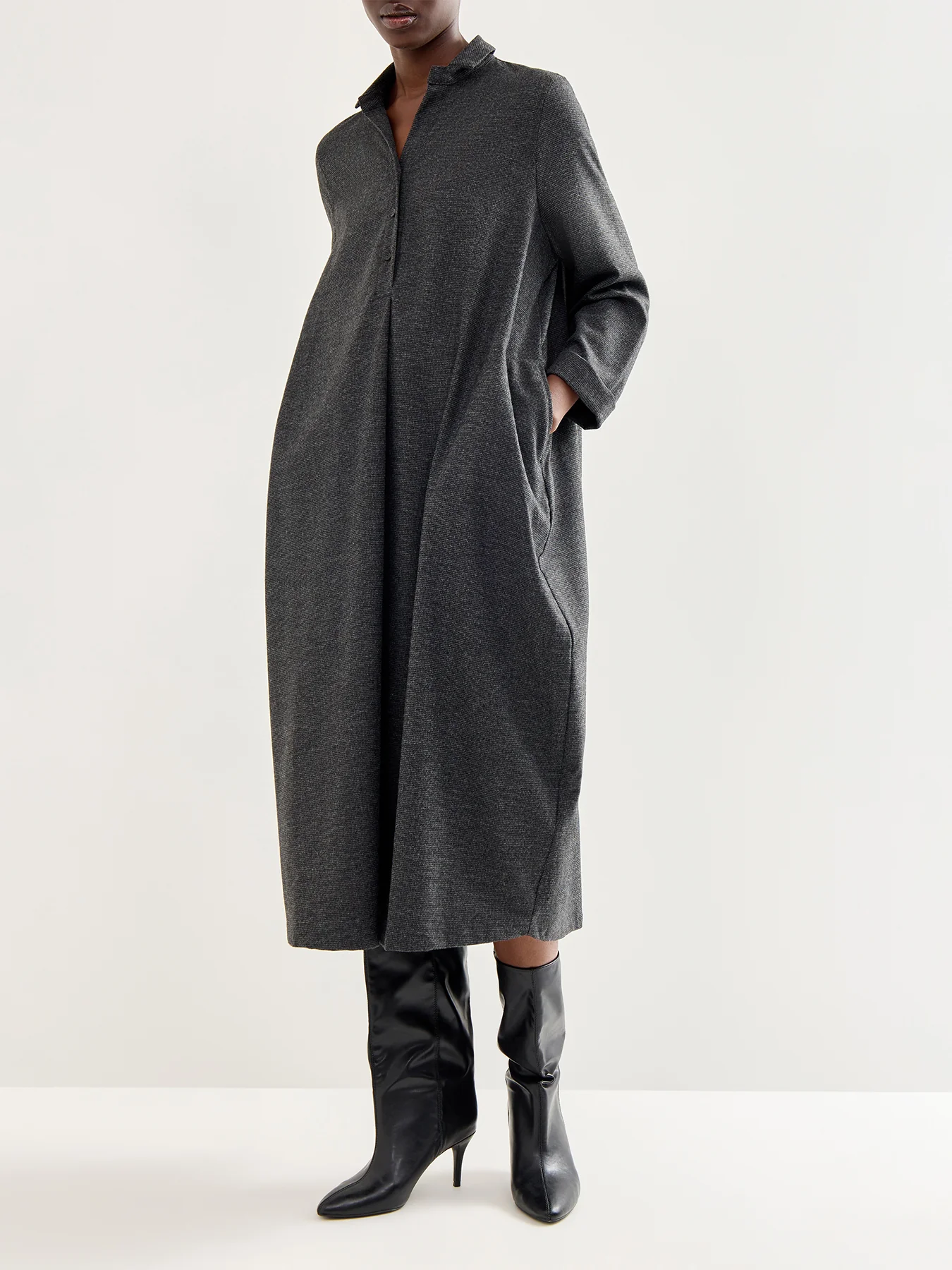 Kleid 515 Cotton Dress Black - Image 2