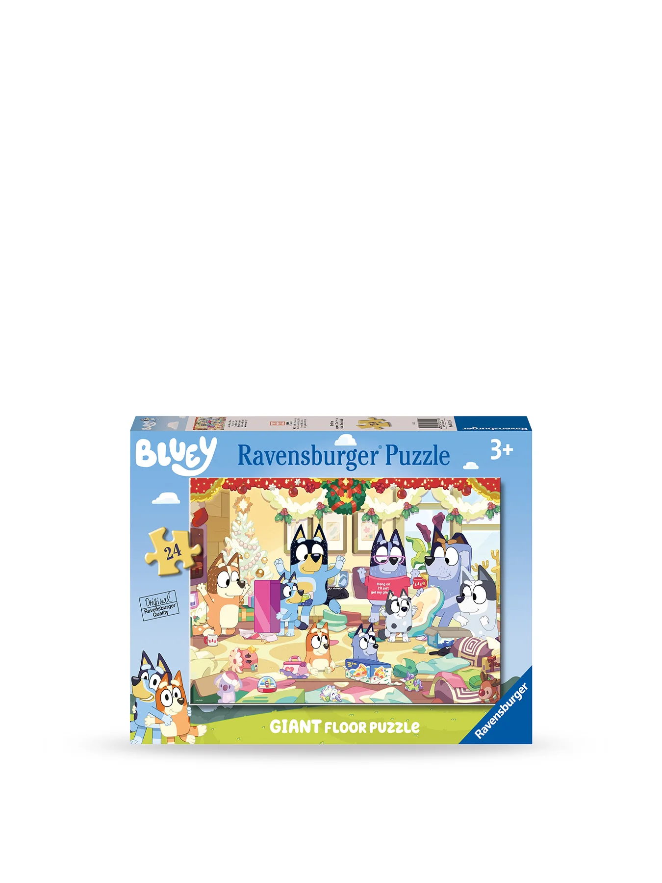 Bluey Christmas Giant Floor Puzzle 24pc