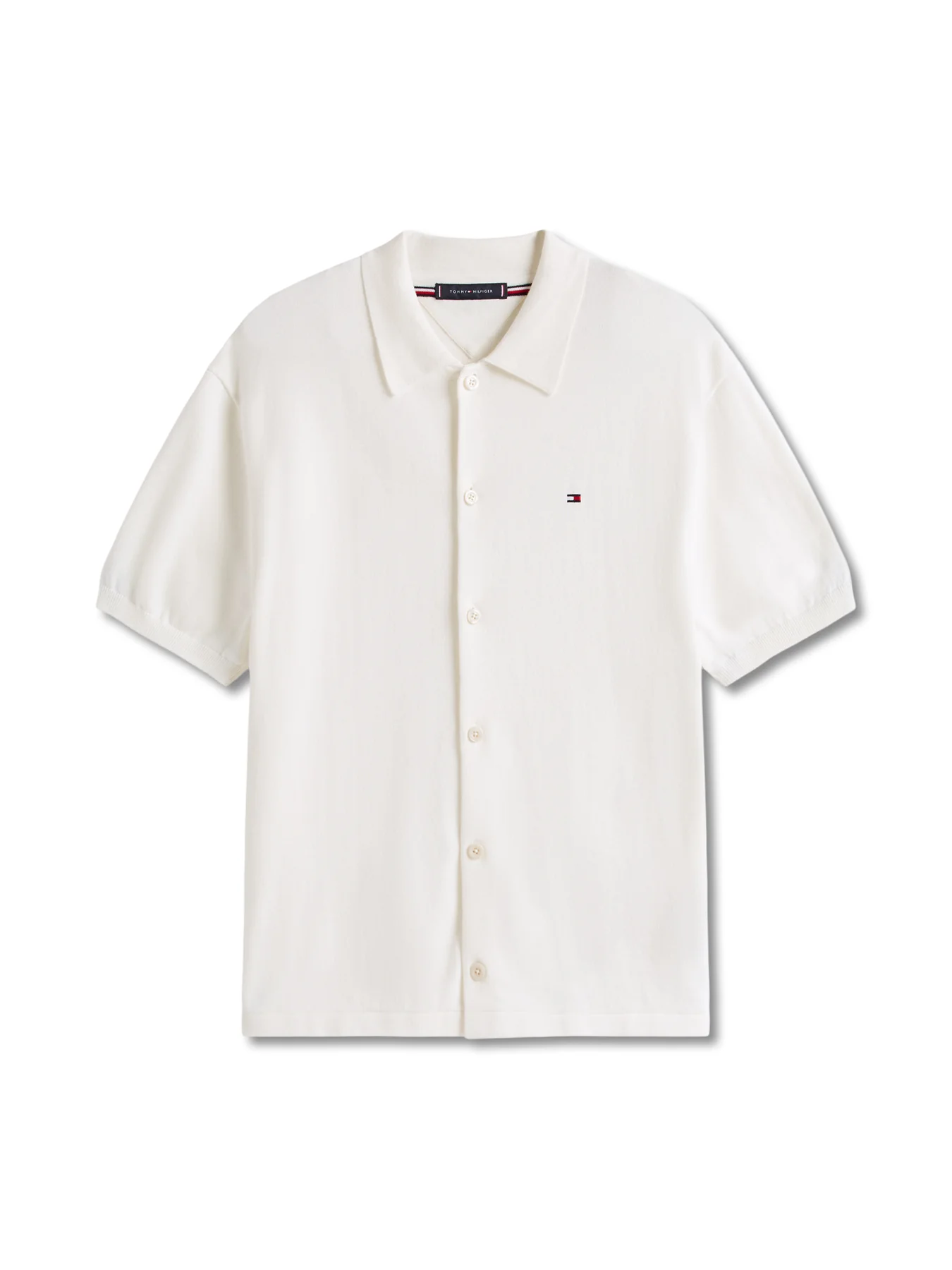 Regular Fit Knit Short Sleeve Overshirt