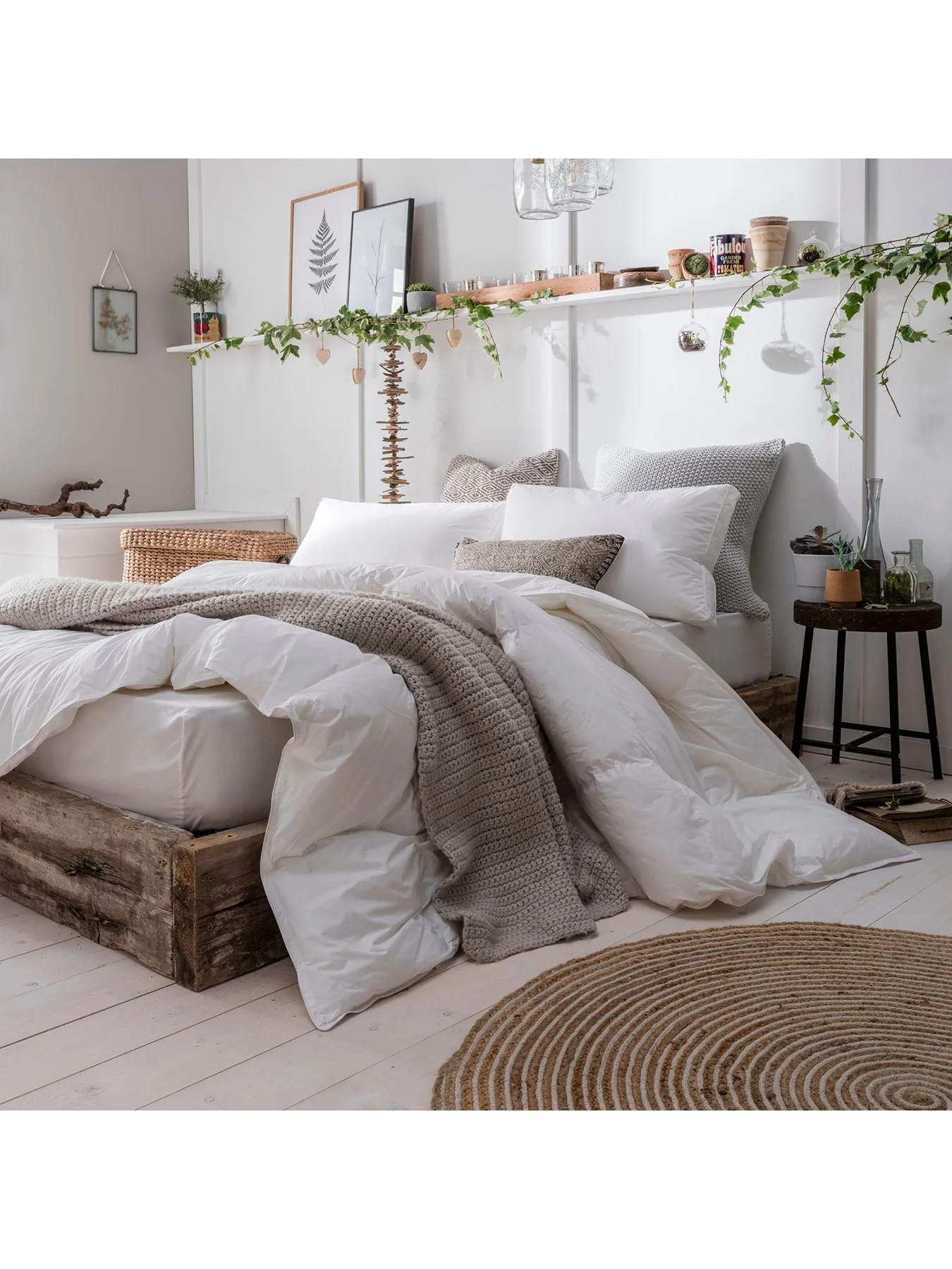 Goose Down Duvet 10.5 Tog White Single - Image 3
