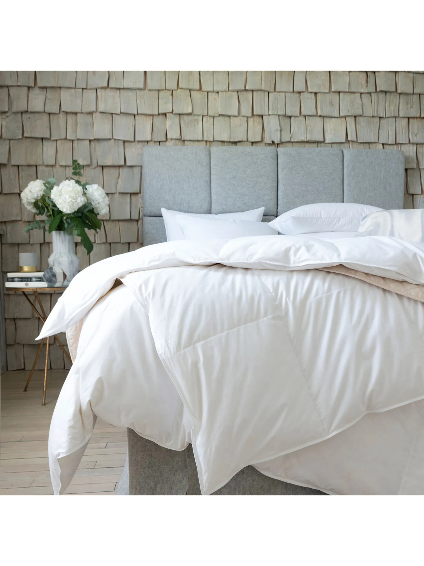 Goose Feather and Down Duvet 10.5 Tog White Double - Image 3