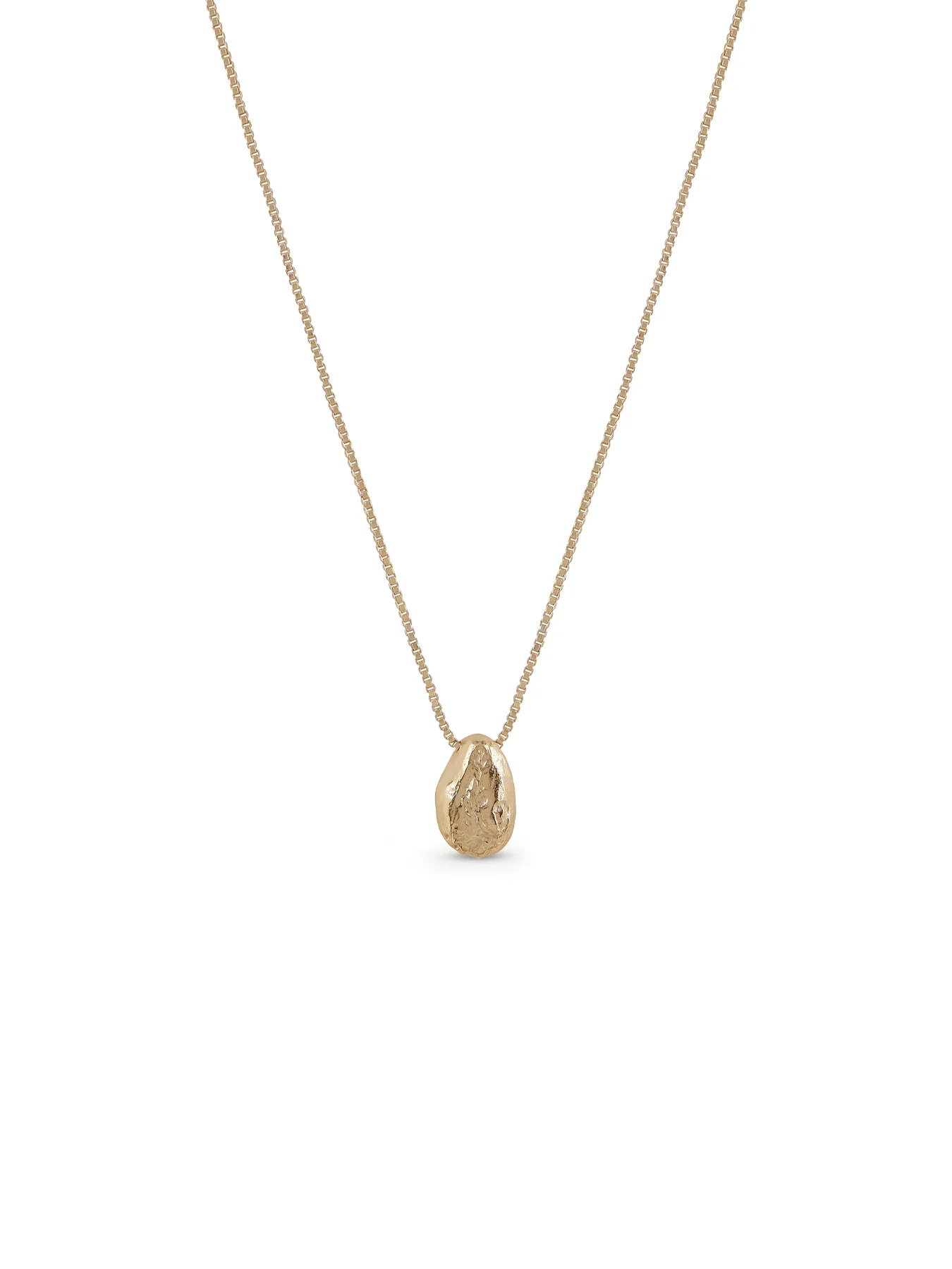 Stone Necklace Gold